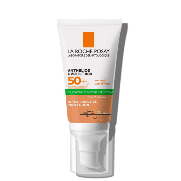La Roche-Posay Anthelios Színezett Gél-Krém Száraz Érzetű, 50 ml