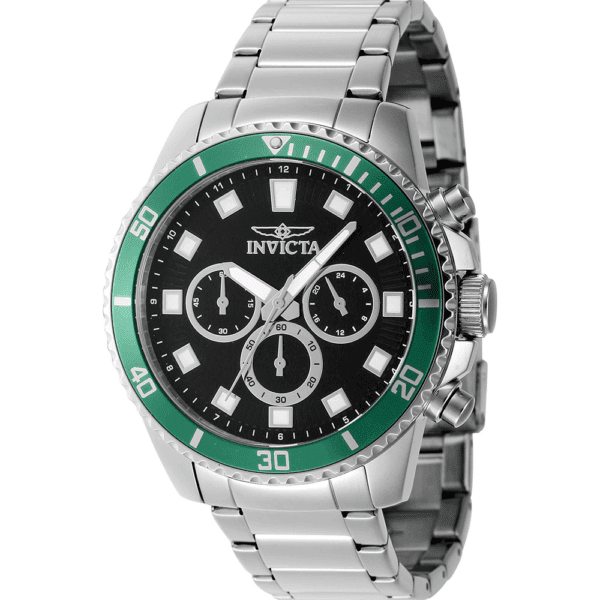 Invicta Férfi Óra 46051 Pro Diver Ezüst Színű fekete számlappal
