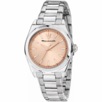 Maserati Velocita' R8853152505 női karóra ezüst színben, barackrózsaszín számlappal.