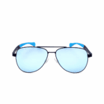 Hugo Boss BOSS 1077/S-FLL-60 férfi napszemüveg, aviátor stílusú, normál kék lencsékkel.