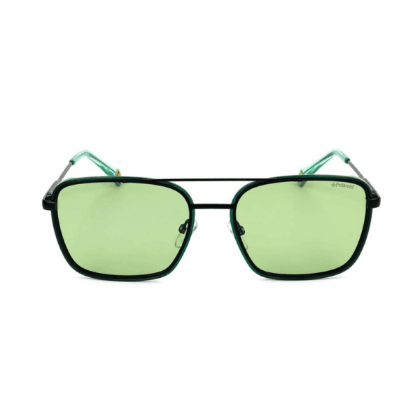 Polaroid PLD 6115/S-1ED-56 férfi napszemüveg, négyzet alakú, zöld polarizált lencsékkel.