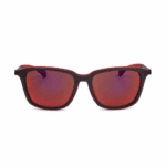 Hugo Boss BOSS 1140/F/S-8A4-56 napszemüveg férfiaknak, szögletes kerettel, teljes UV-védelemmel ellátott piros lencsékkel.