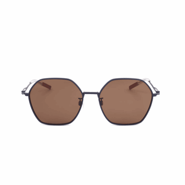 Tommy Hilfiger TJ 0070/F/S-FLL-55 uniszex napszemüveg, geometrikus formájú, normál barna lencsékkel.