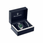 Maserati R8853151017 Attrazione óra smaragdzöld számlappal és rozsdamentes acél szíjjal. - Image 2