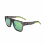 Tommy Hilfiger TH 1976/S-FRE-52 férfi napszemüveg, zöld tükrös lencsékkel, négyzet alakú. - Image 3