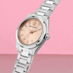 Maserati Velocita' R8853152505 női karóra ezüst színben, barackrózsaszín számlappal. - Image 5